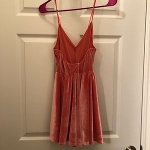 Urban Outfitters Dresses - Pink Velvet Crush Romper size SMALL Urban Outfitters Dresses - Pink Velvet Crush Romper size SMALL